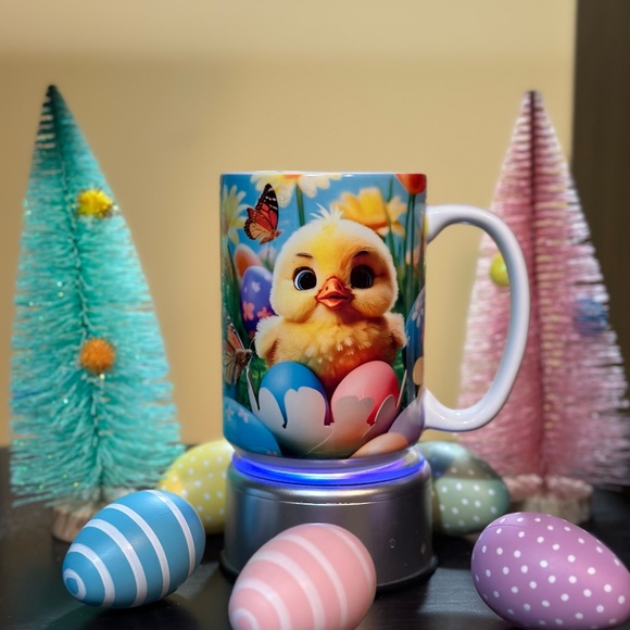 Hand Crafted Easter Chick Sublimated 15oz Mug - Picture 3 of 5